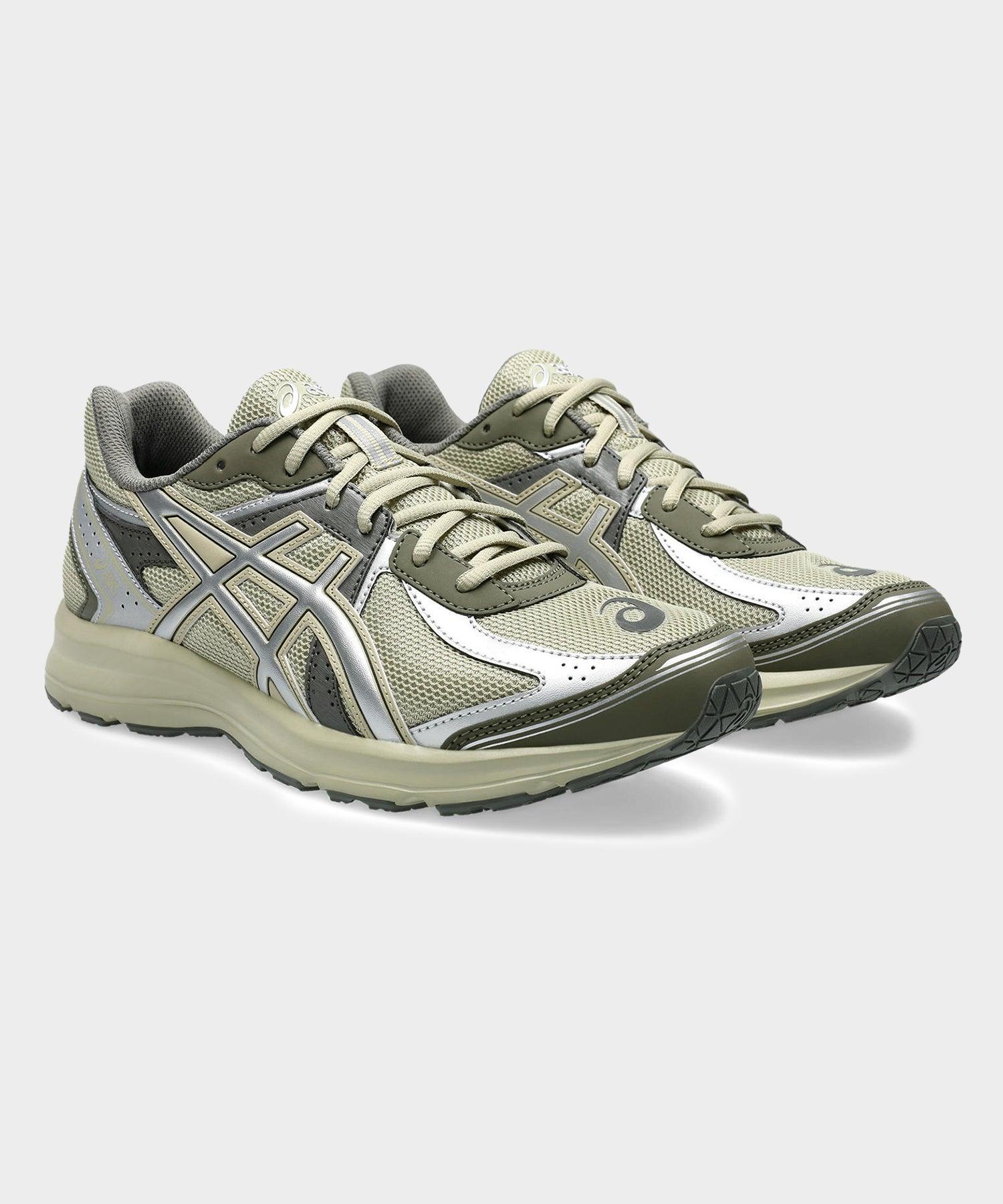 Asics Jog 100S in Khaki + Pure Silver Product Image