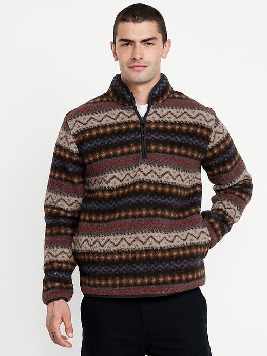 Sherpa Fair Isle Quarter Zip Product Image