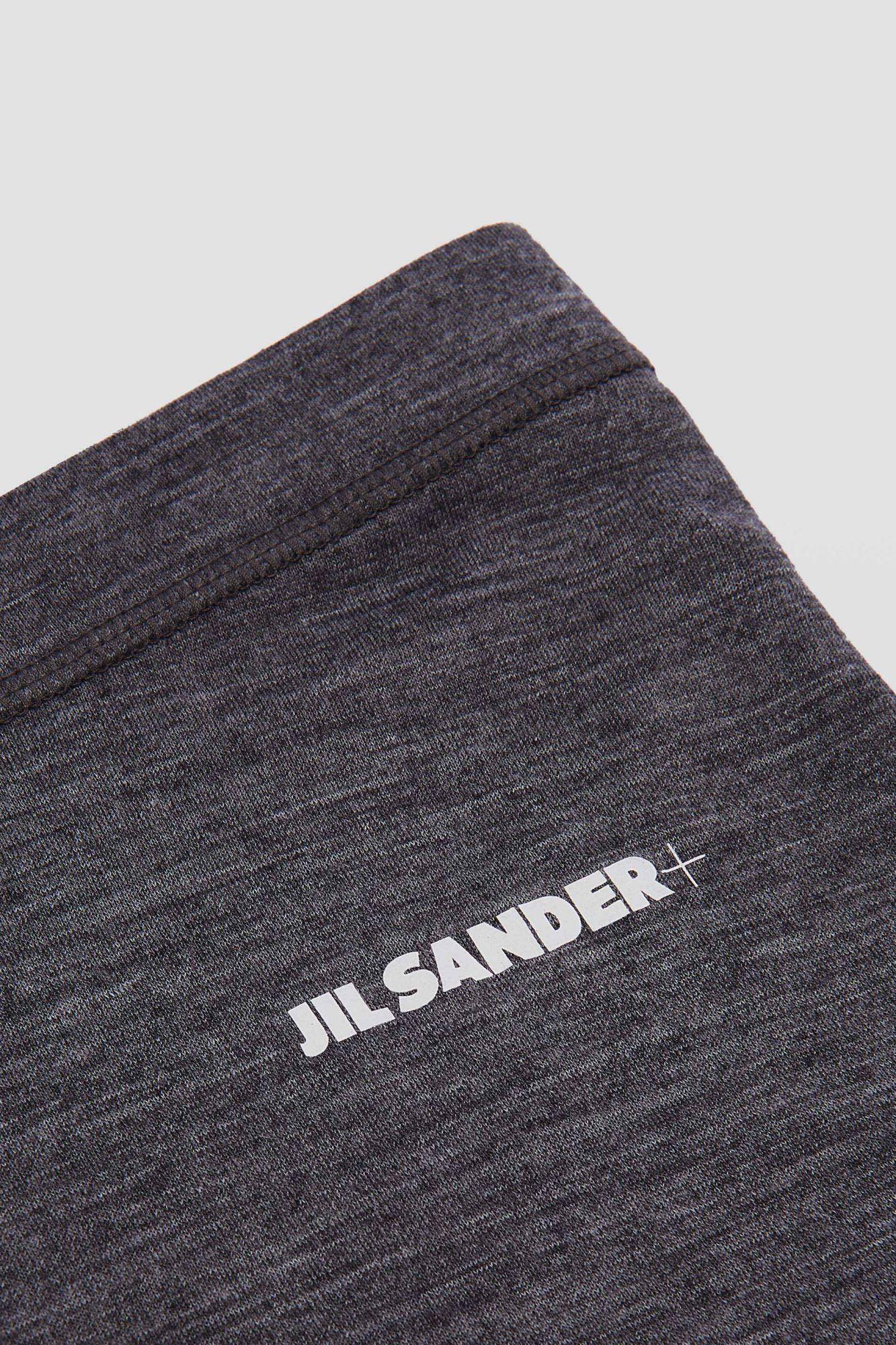 JIL SANDER Printed Logo Leggings In Black Product Image