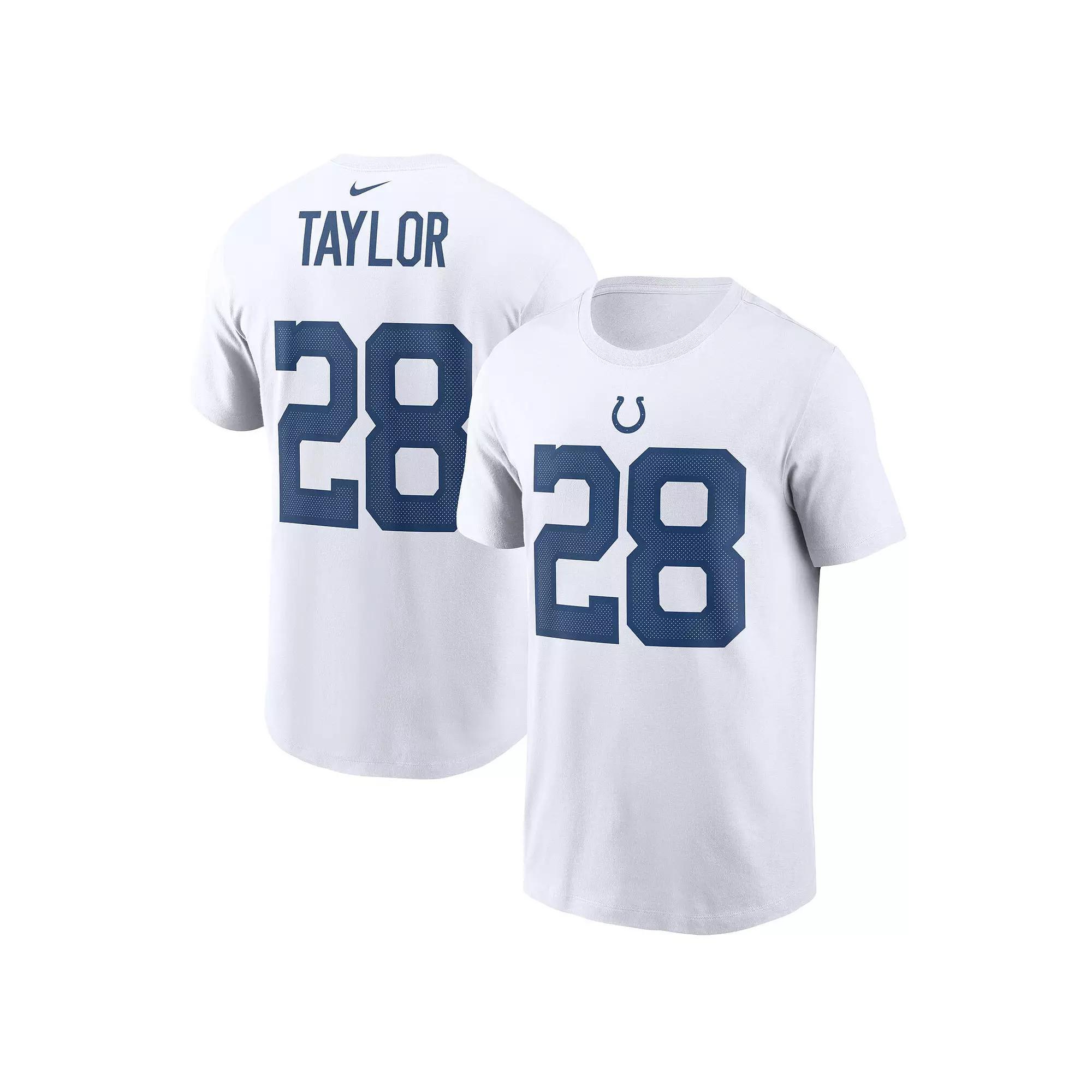 Men's Nike Jonathan Taylor White Indianapolis Colts Player Name & Number T-Shirt, Size: XL Product Image