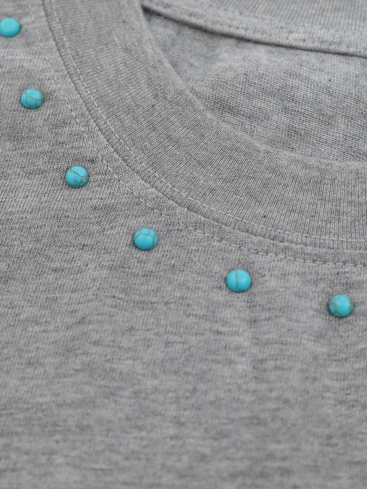 Aelfric Eden Calaite Embellished Gradient Tee Product Image