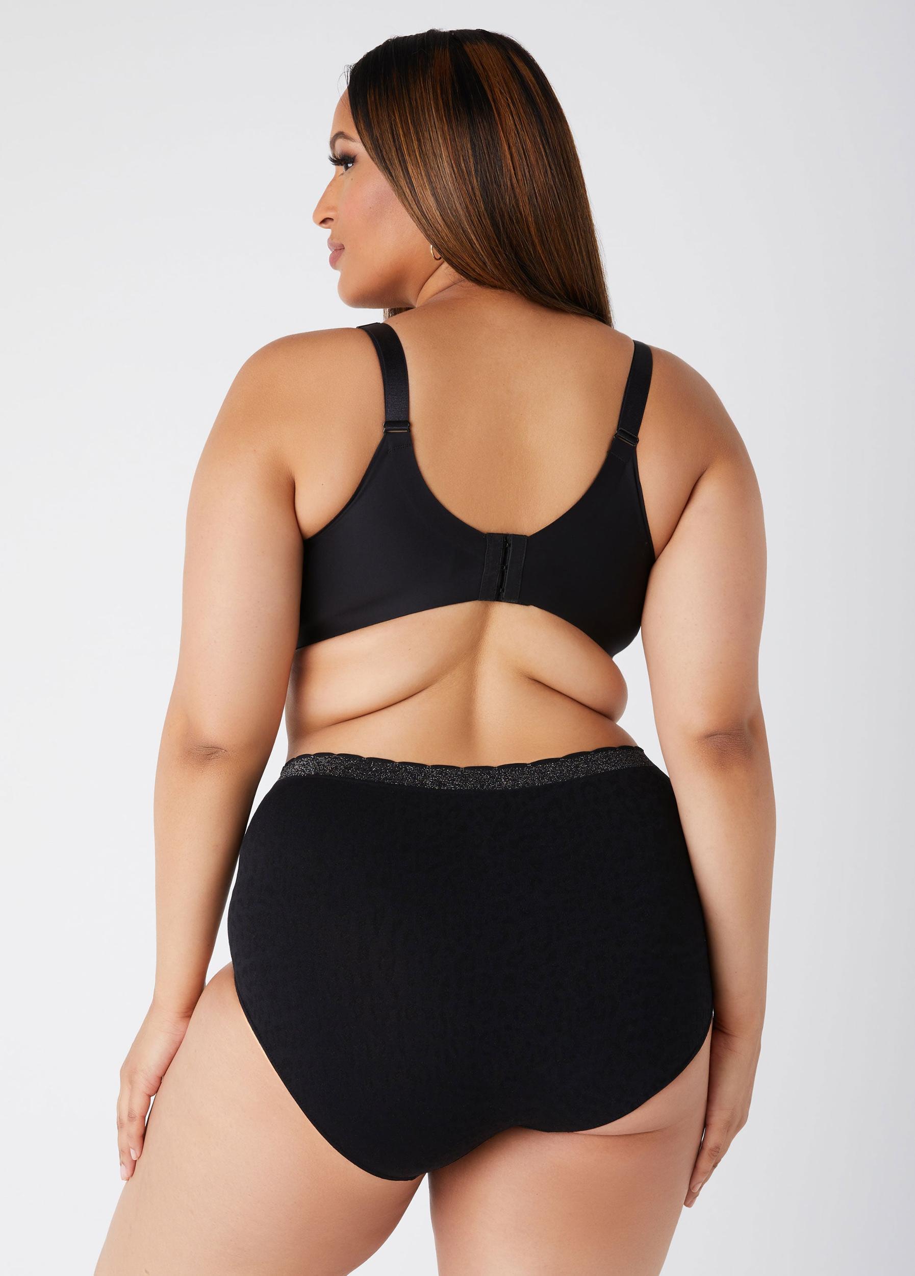 Seamless Leopard Jacquard Briefs Product Image