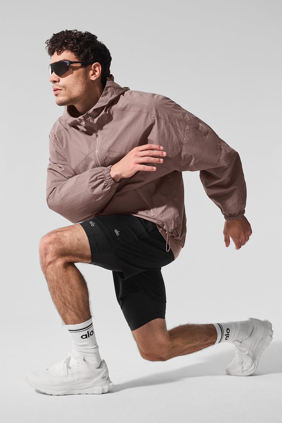 Vantage Nylon Ripstop Track Jacket - Mushroom Product Image