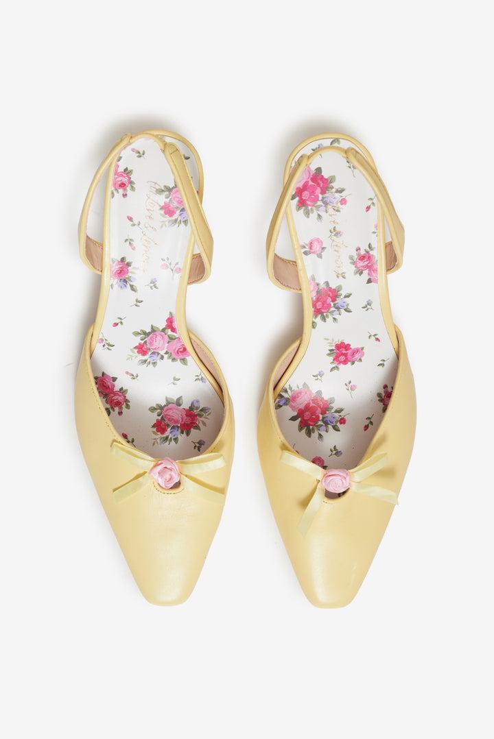 Suzette Heel — Yellow Product Image