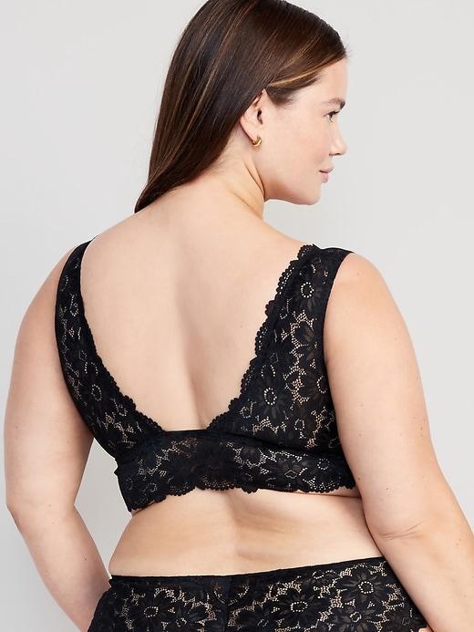 Lace Front-Close Bralette Product Image