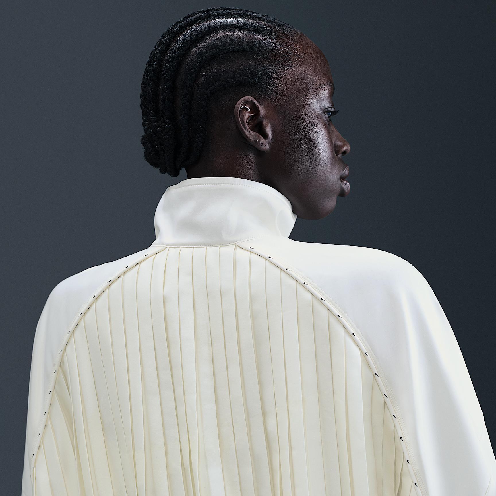 Womens Nike Sportswear Collection Pleated Track Jacket | HJ0516-133 Product Image