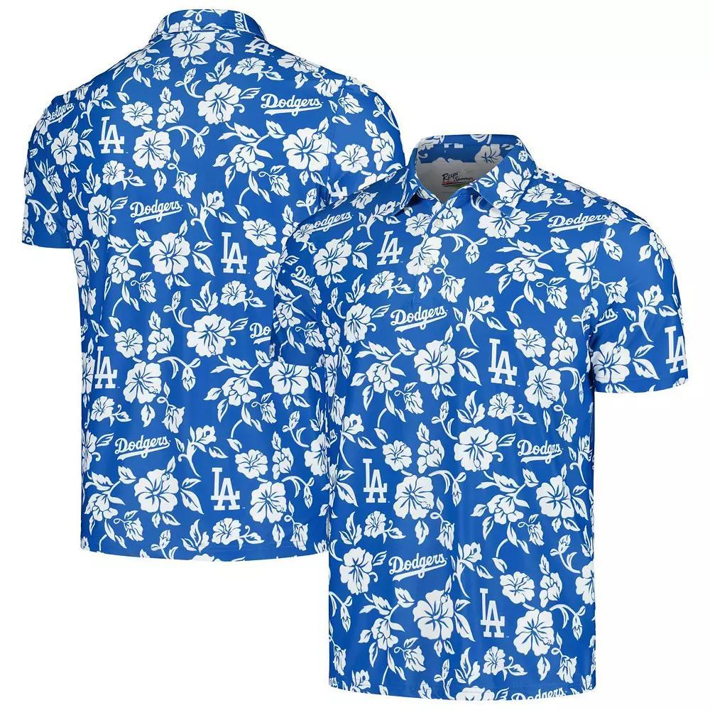 Men's Reyn Spooner Royal Los Angeles Dodgers Pua Performance Polo,  Product Image