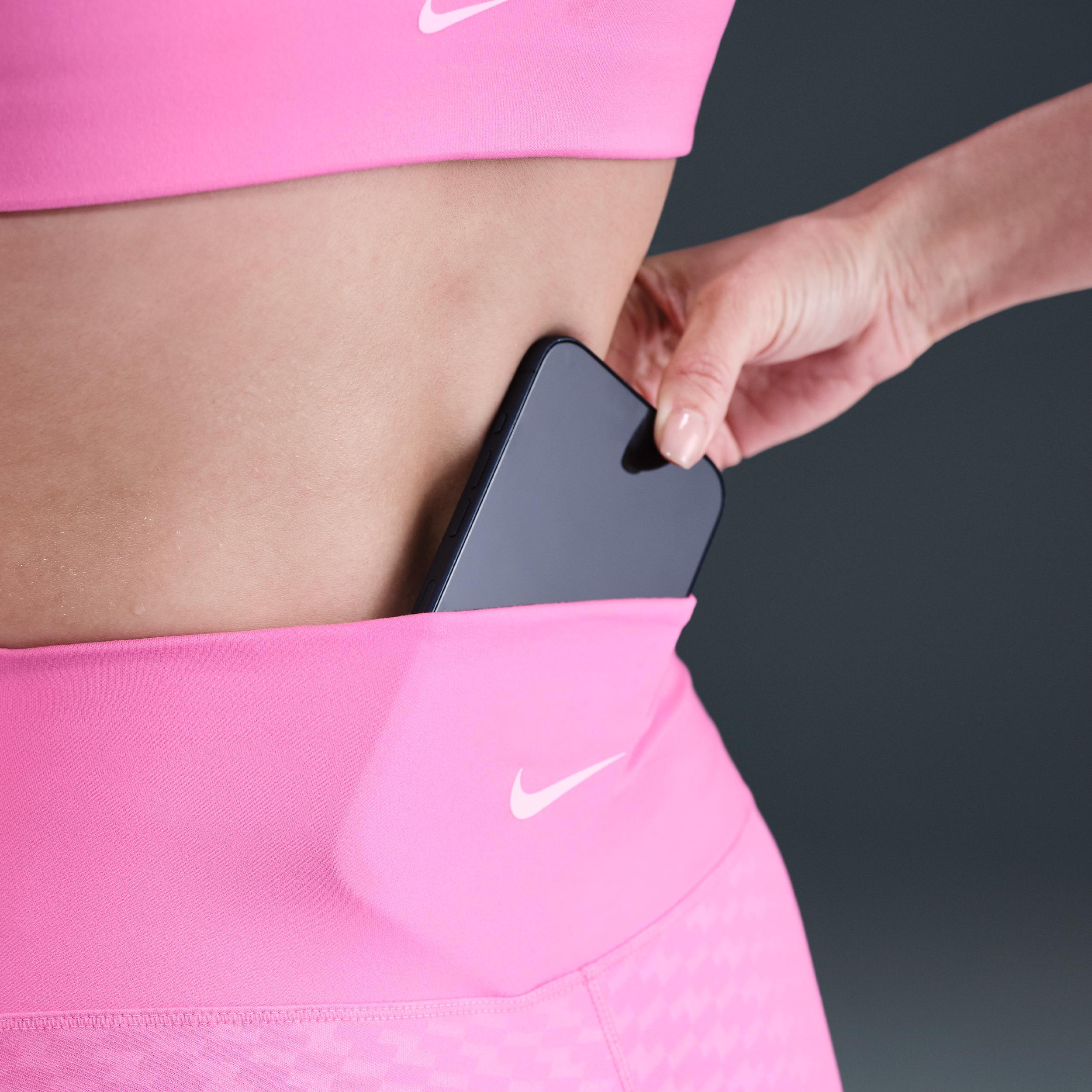 Nike Womens One High-Waisted 5 Biker Shorts | IB8849-675 Product Image