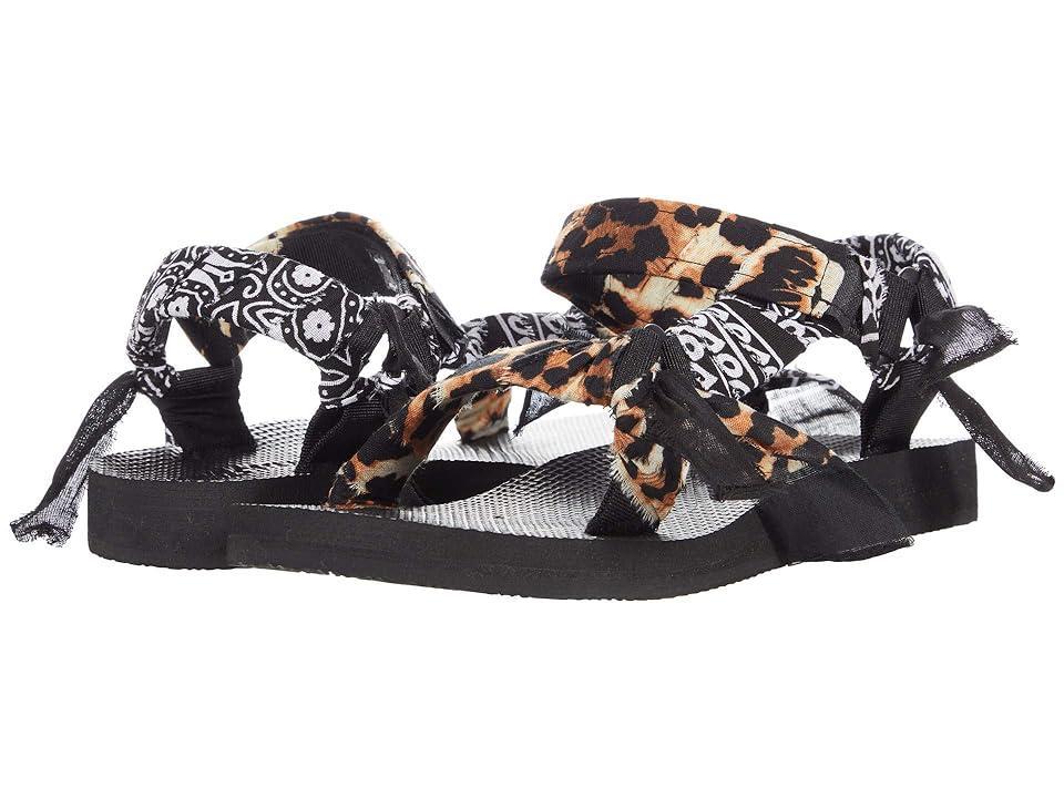 Womens Trekky Leopard-Print Bandana Sport Sandals Product Image