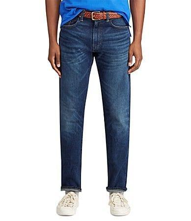 Polo Ralph Lauren Hampton Relaxed Straight-Fit Stretch Denim Jeans Product Image