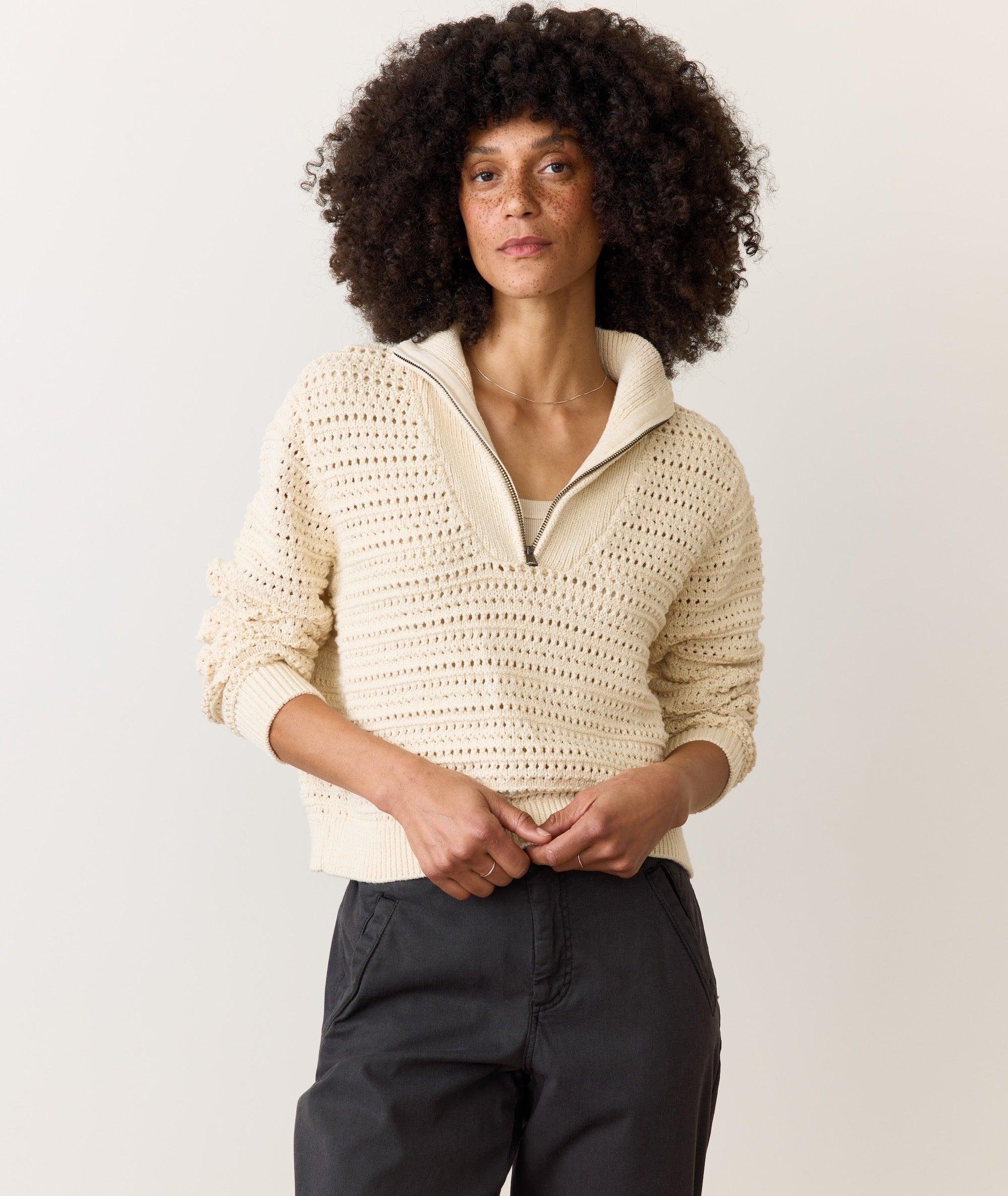 Montecito Quarter Zip Sweater Product Image