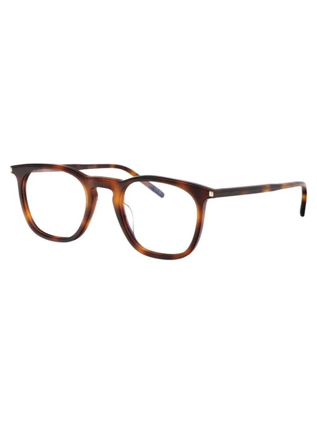 SAINT LAURENT Sl 623 Opt Glasses In 003 Havana Havana Transparent Product Image