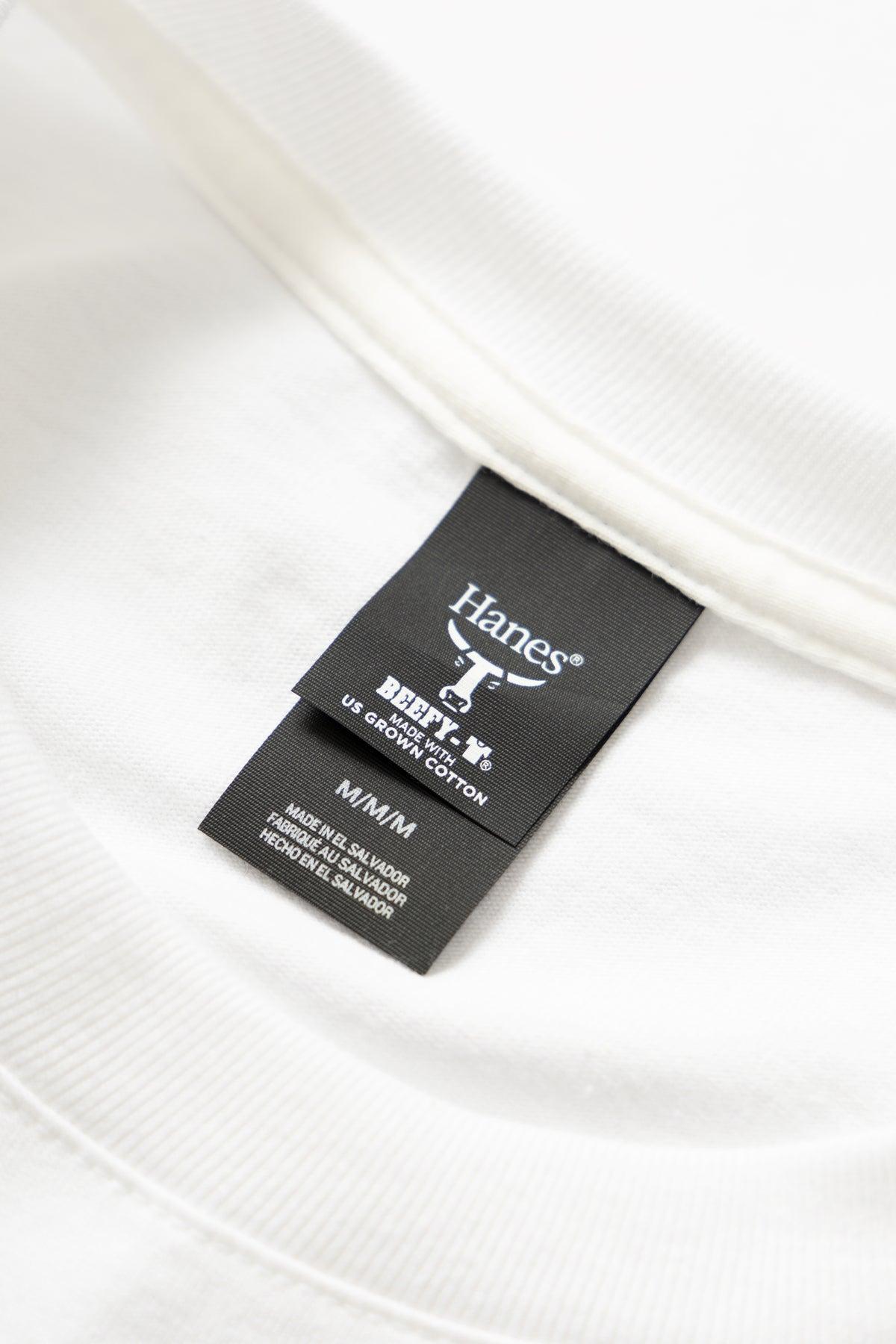 Hanes - Oversized Beefy-T 6oz T-Shirt - White Product Image