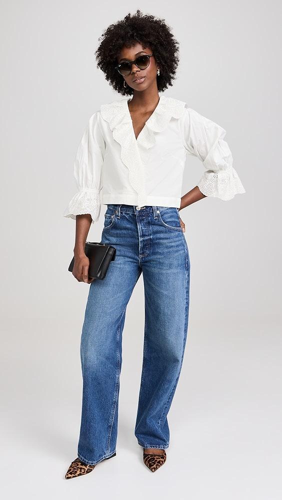 POSSE Beryl Cross Over Blouse | Shopbop Product Image