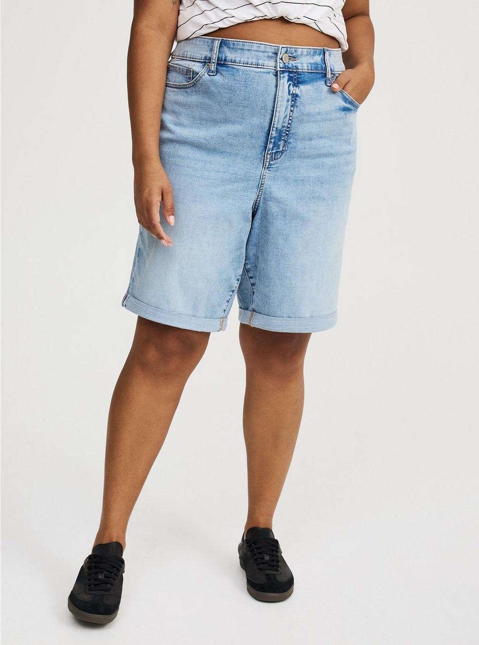 Perfect High-Rise Bermuda Jean Short Product Image