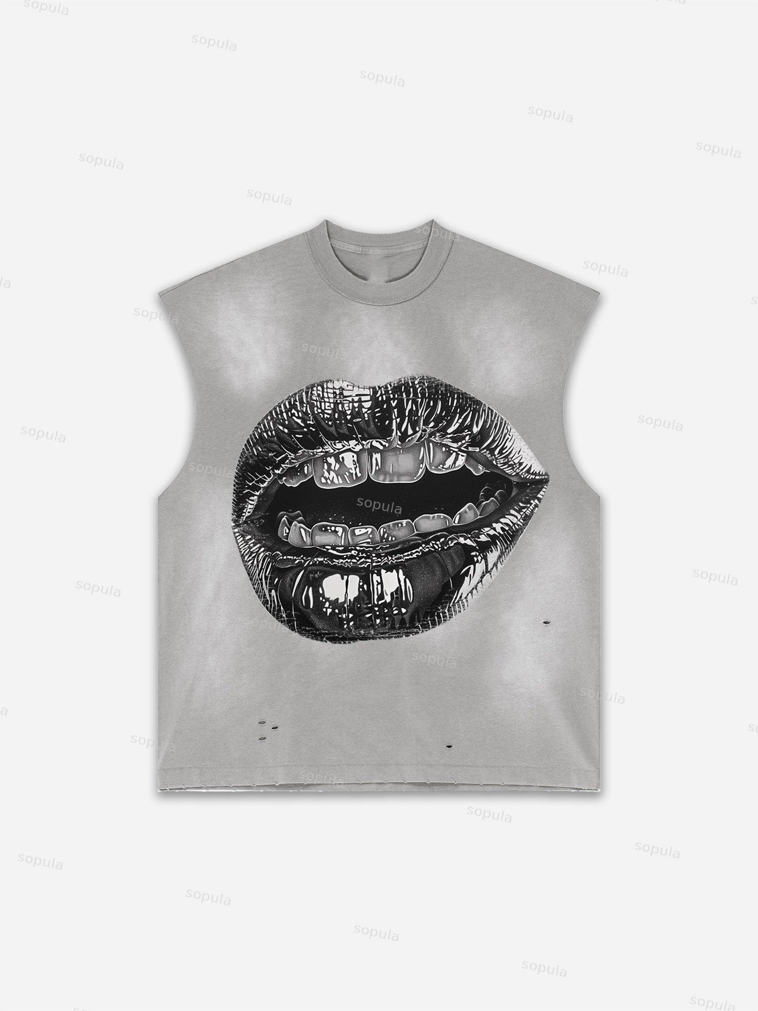 Men's Washed Saint Graphic Child Of God Print Tank Top Product Image