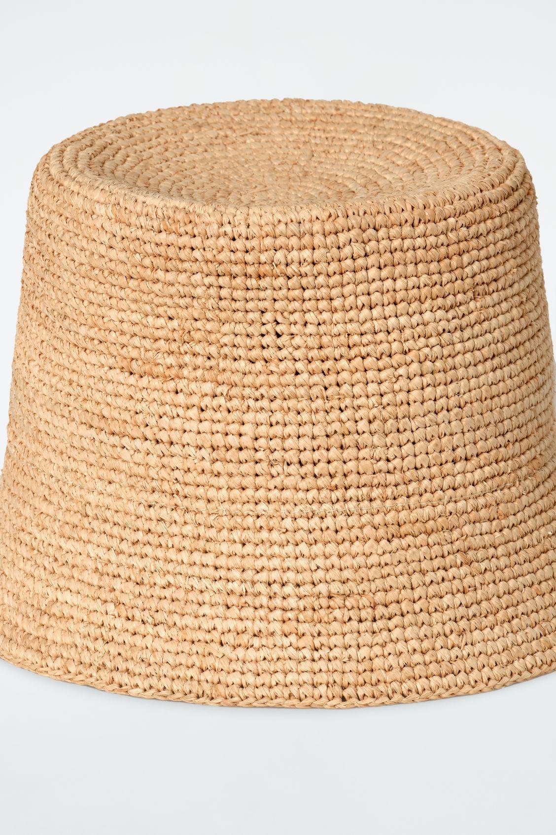 STRAW BUCKET HAT Product Image