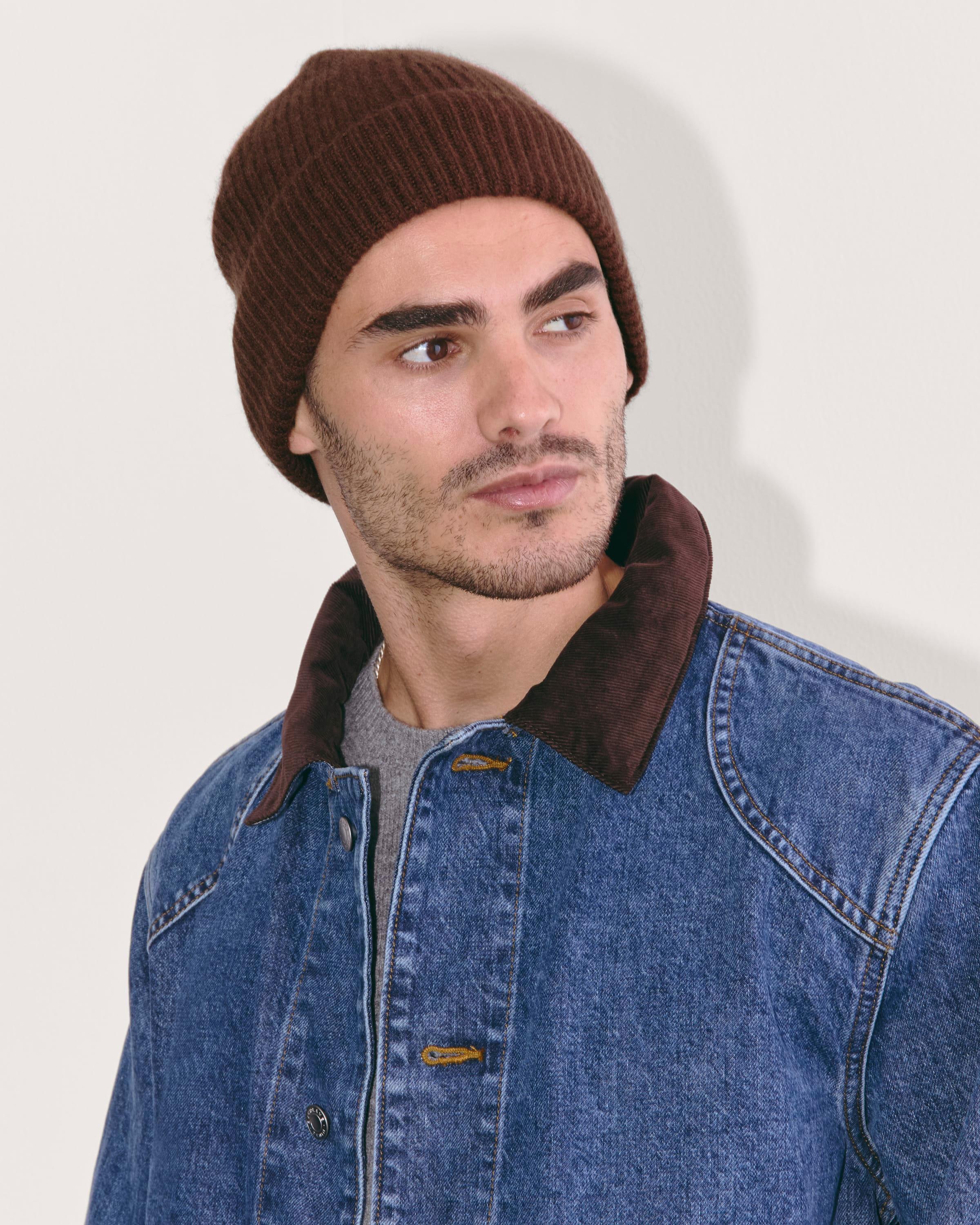 The Cashmere Ribbed Beanie Product Image