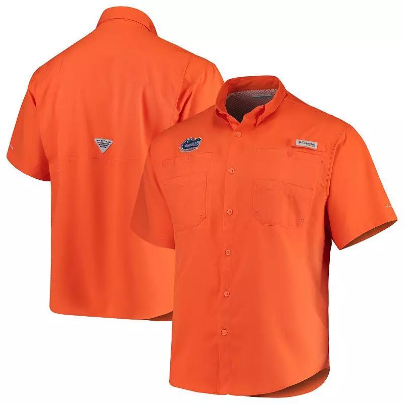 Men's Columbia Navy Auburn Tigers Big & Tall Collegiate Tamiami Button-Down Shirt,  Product Image
