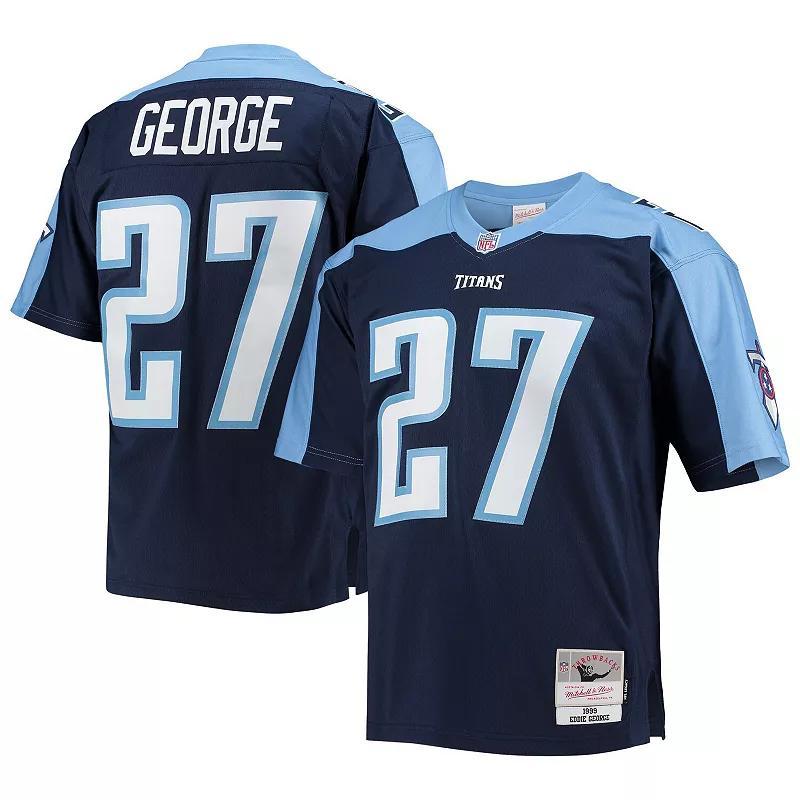 Mens Mitchell & Ness Eddie George Tennessee Titans 1999 Legacy Replica Jersey Blue Product Image