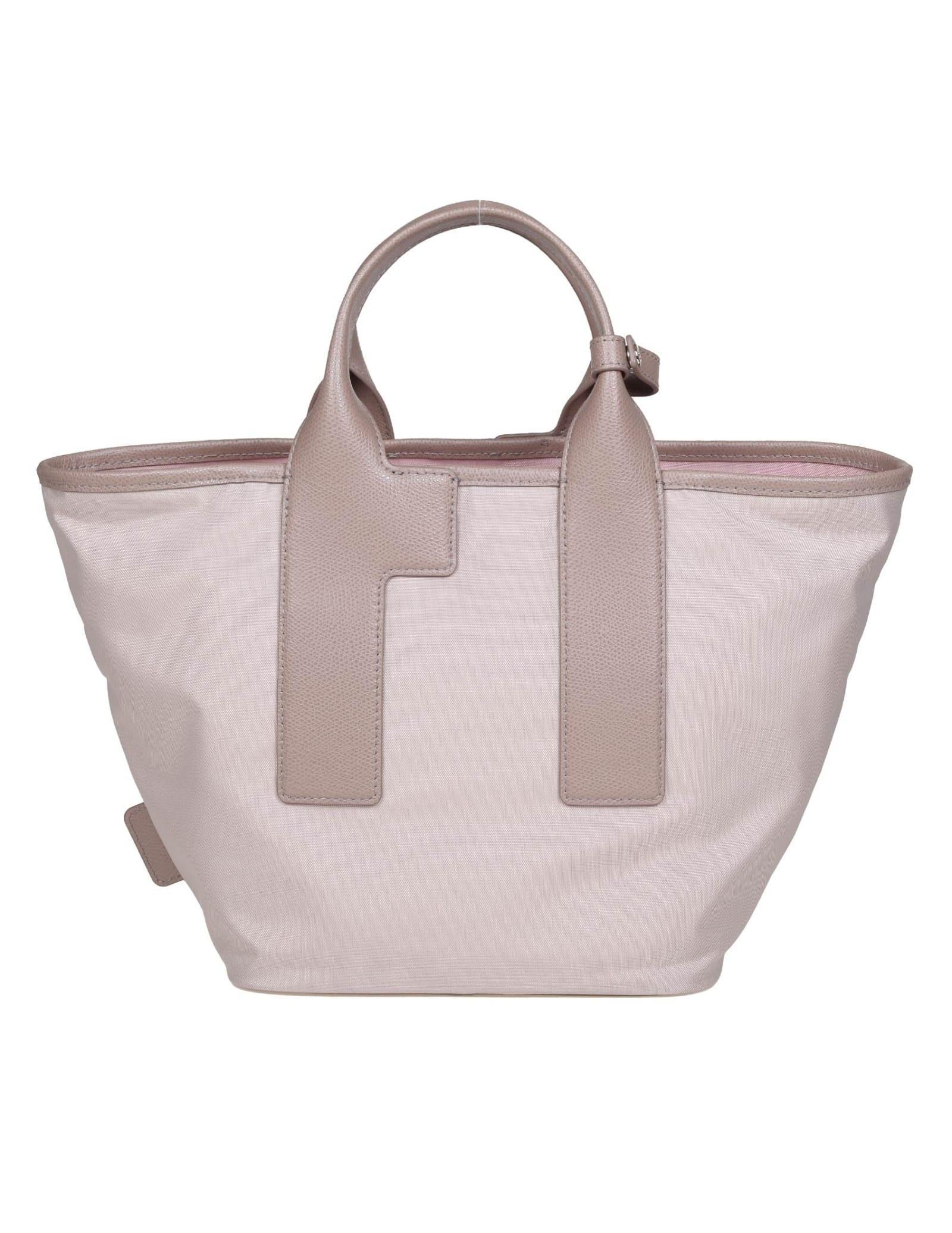 FURLA Handbag Piuma M Tote In Nylon Color Beige In S Alba Product Image