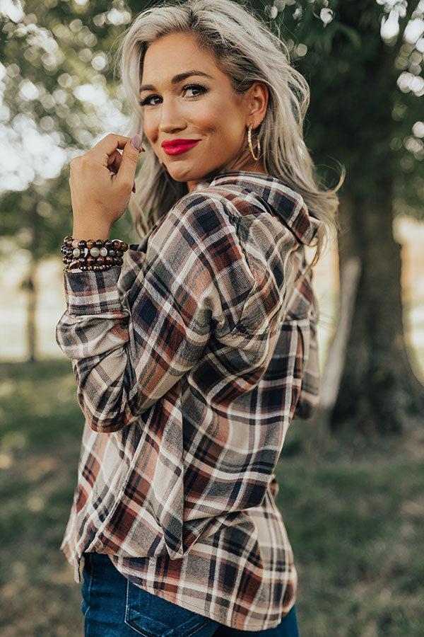 Cabin So Cozy Plaid Top Product Image