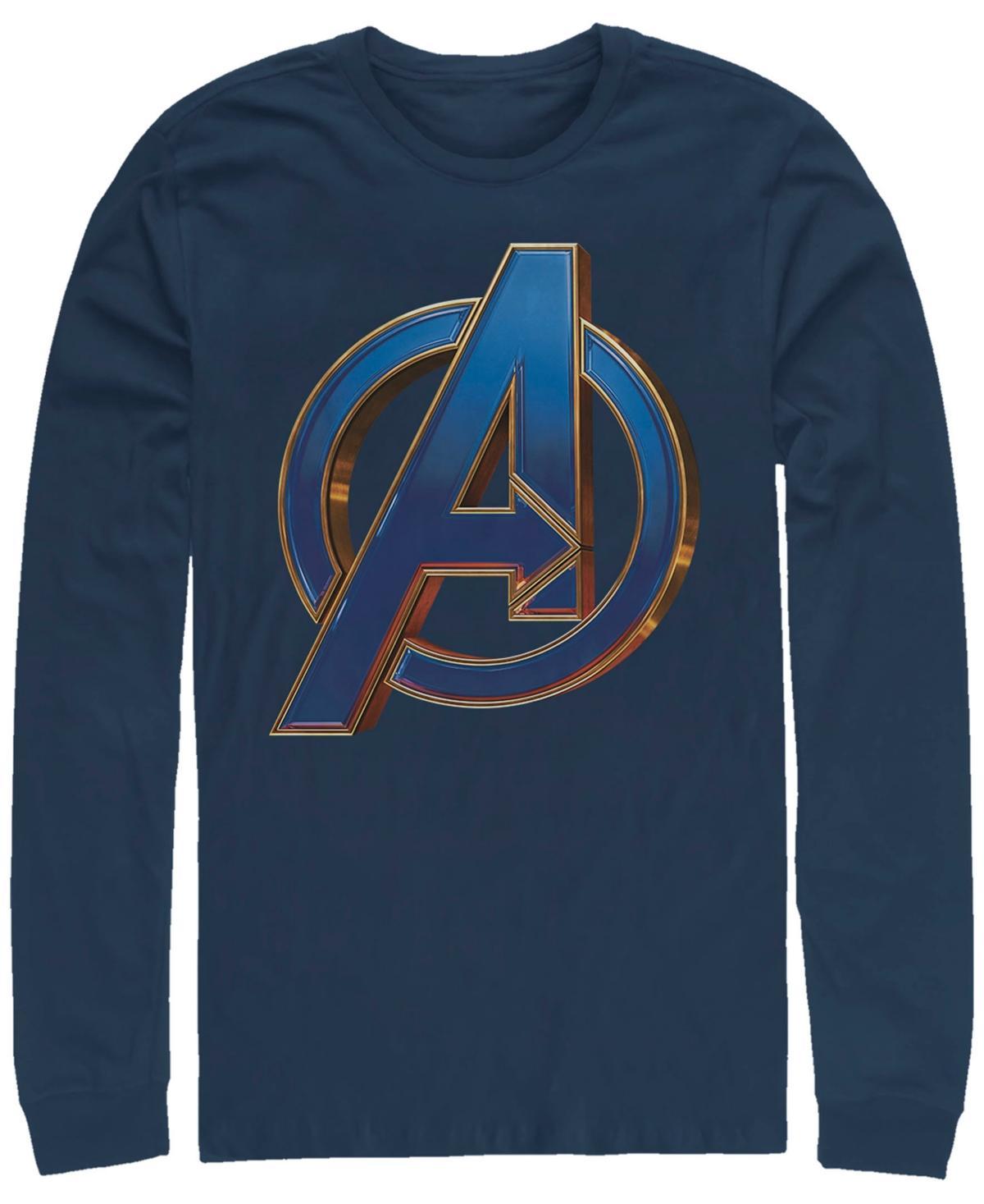 Marvel Mens Avengers Endgame Classic Logo, Long Sleeve T-shirt Product Image