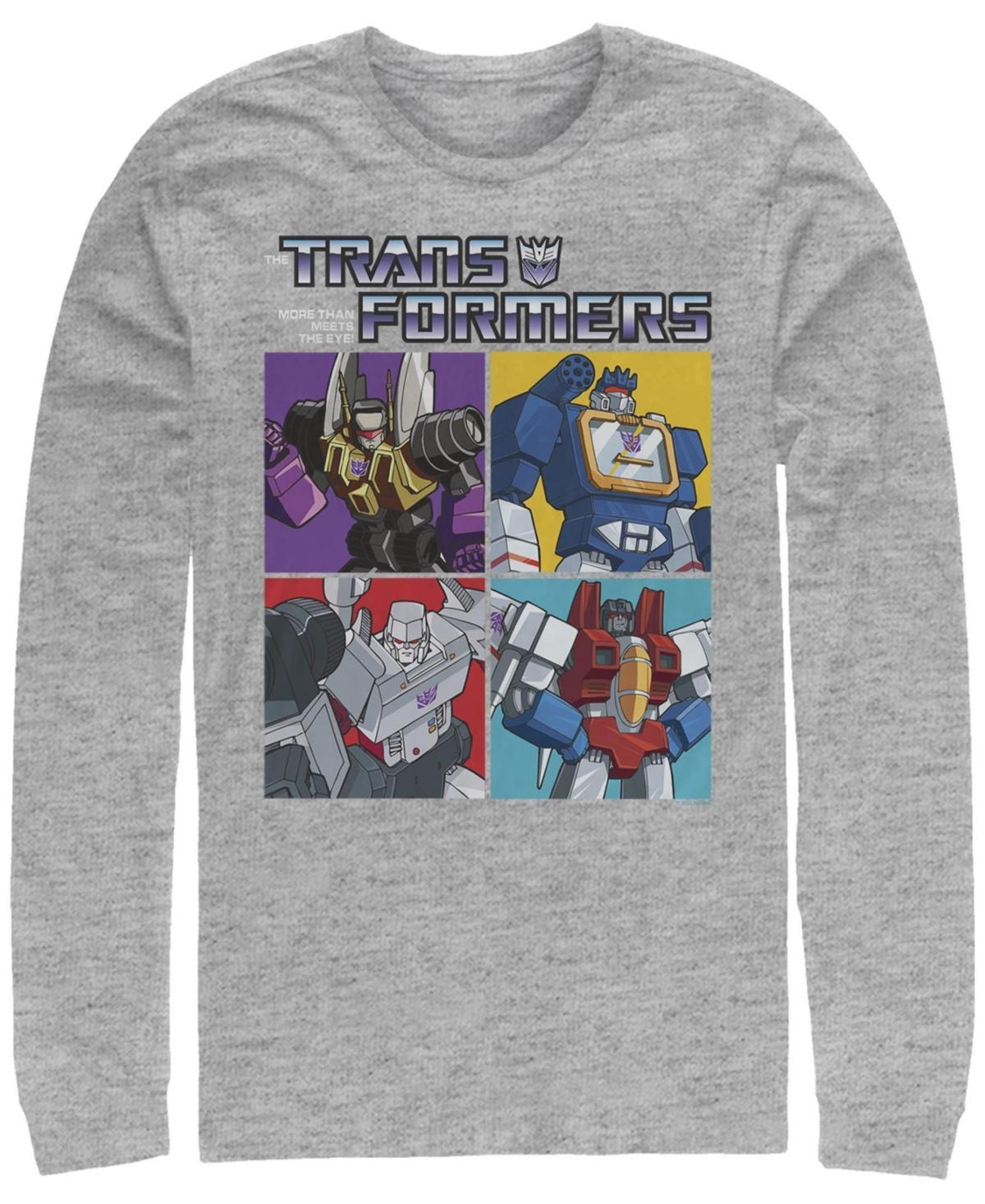 Mens Transformers Generations Decepticon Box Long Sleeve T-shirt Product Image