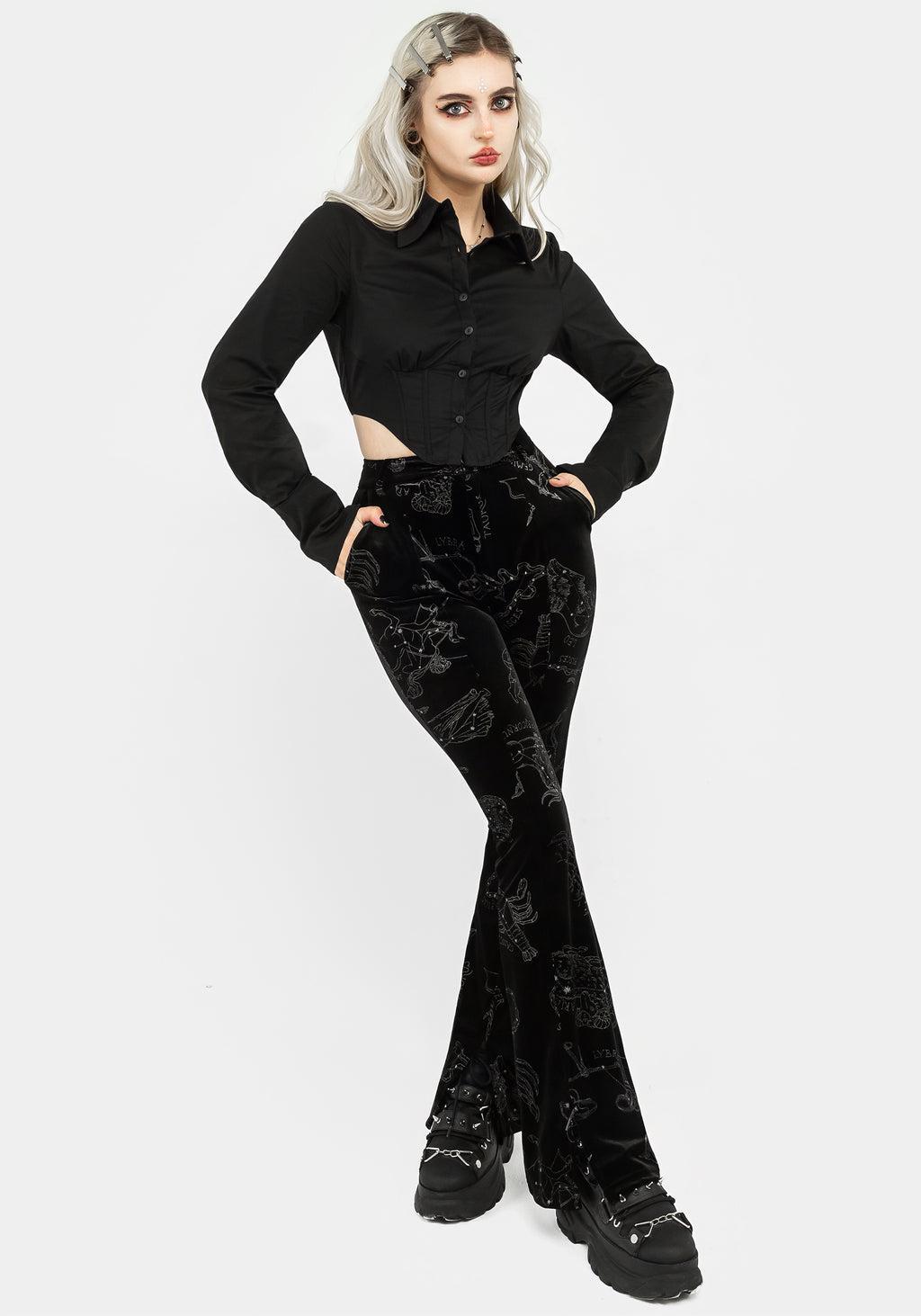 Ingram Collared Corset Shirt Product Image