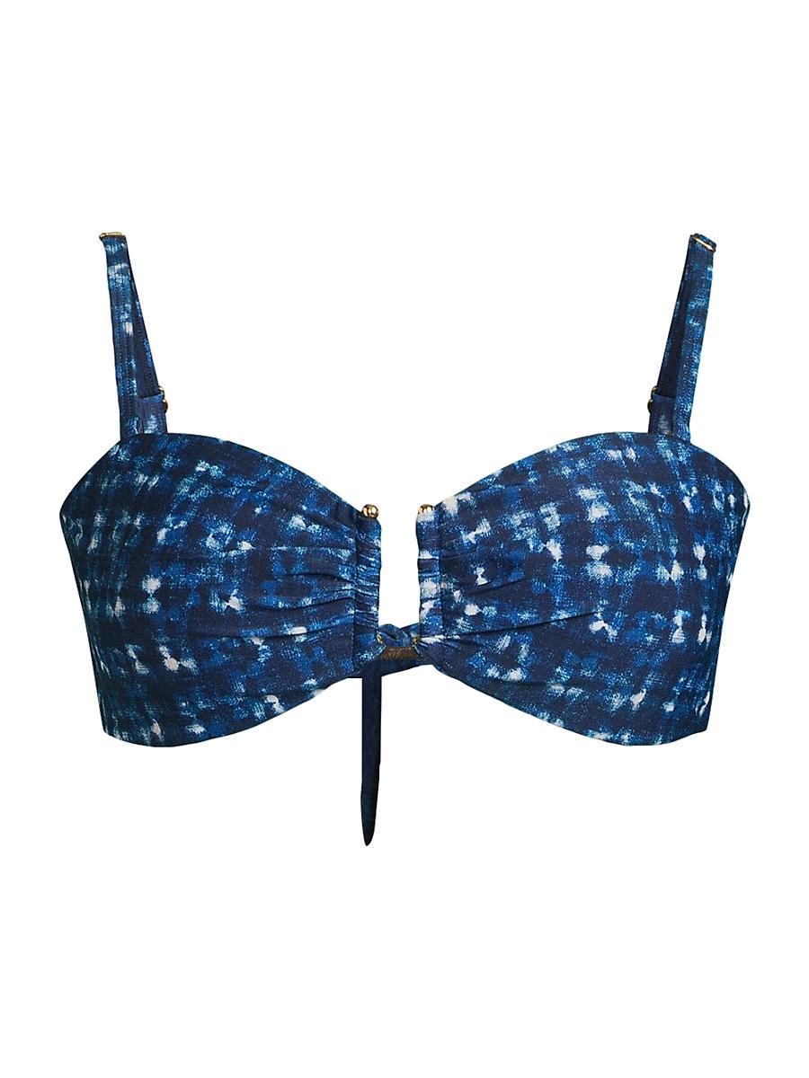 Womens Denim Noir Gina Bikini Top Product Image