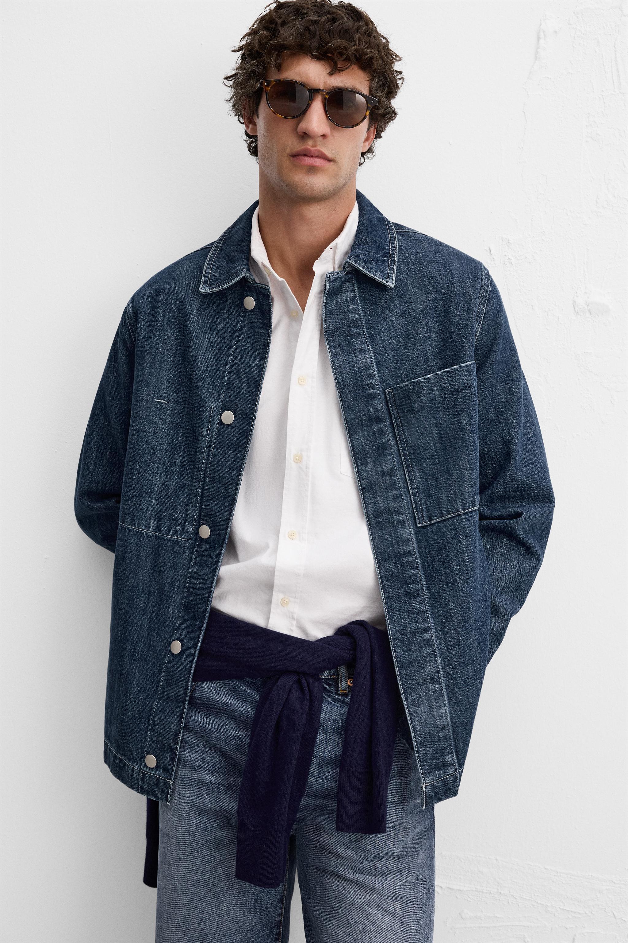 POCKET DENIM OVERSHIRT Product Image