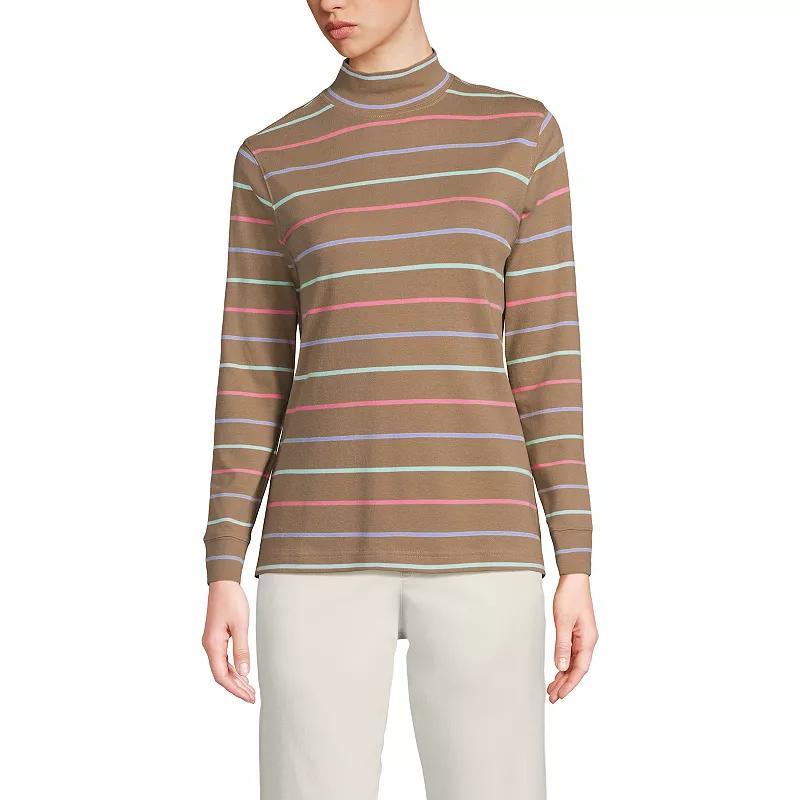 Women's Lands' End Relaxed Mockneck Top,  Product Image