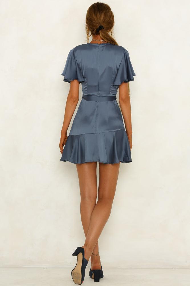 So Yesterday Dress Midnight Blue Product Image