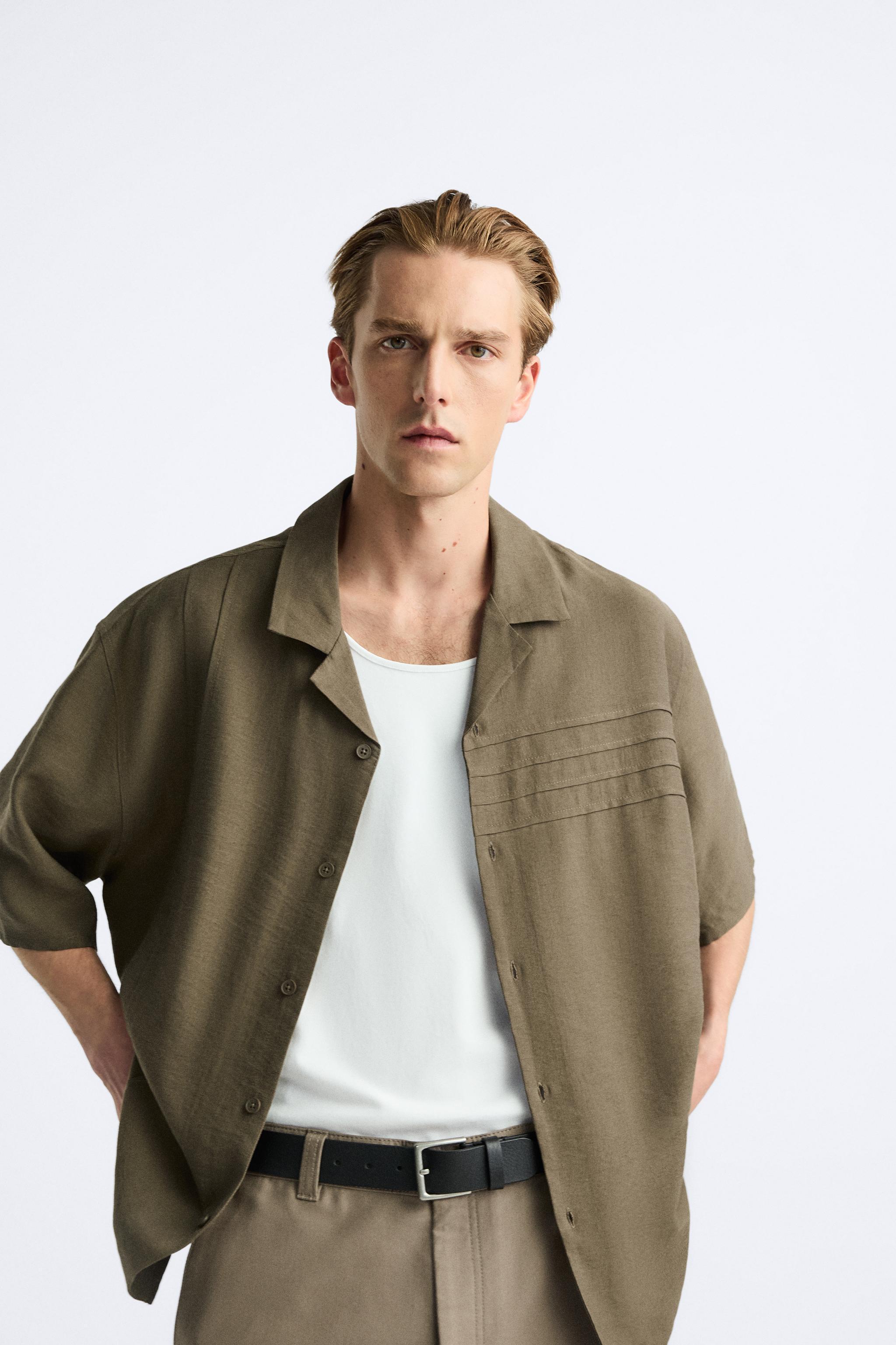 LYOCELL - LINEN BLEND SHIRT Product Image