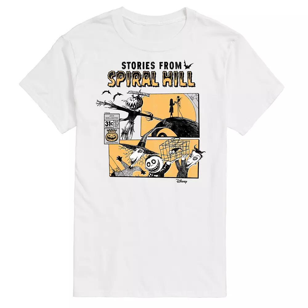 Disney's The Nightmare Before Christmas Men's Spiral Hill Graphic Tee,  Product Image