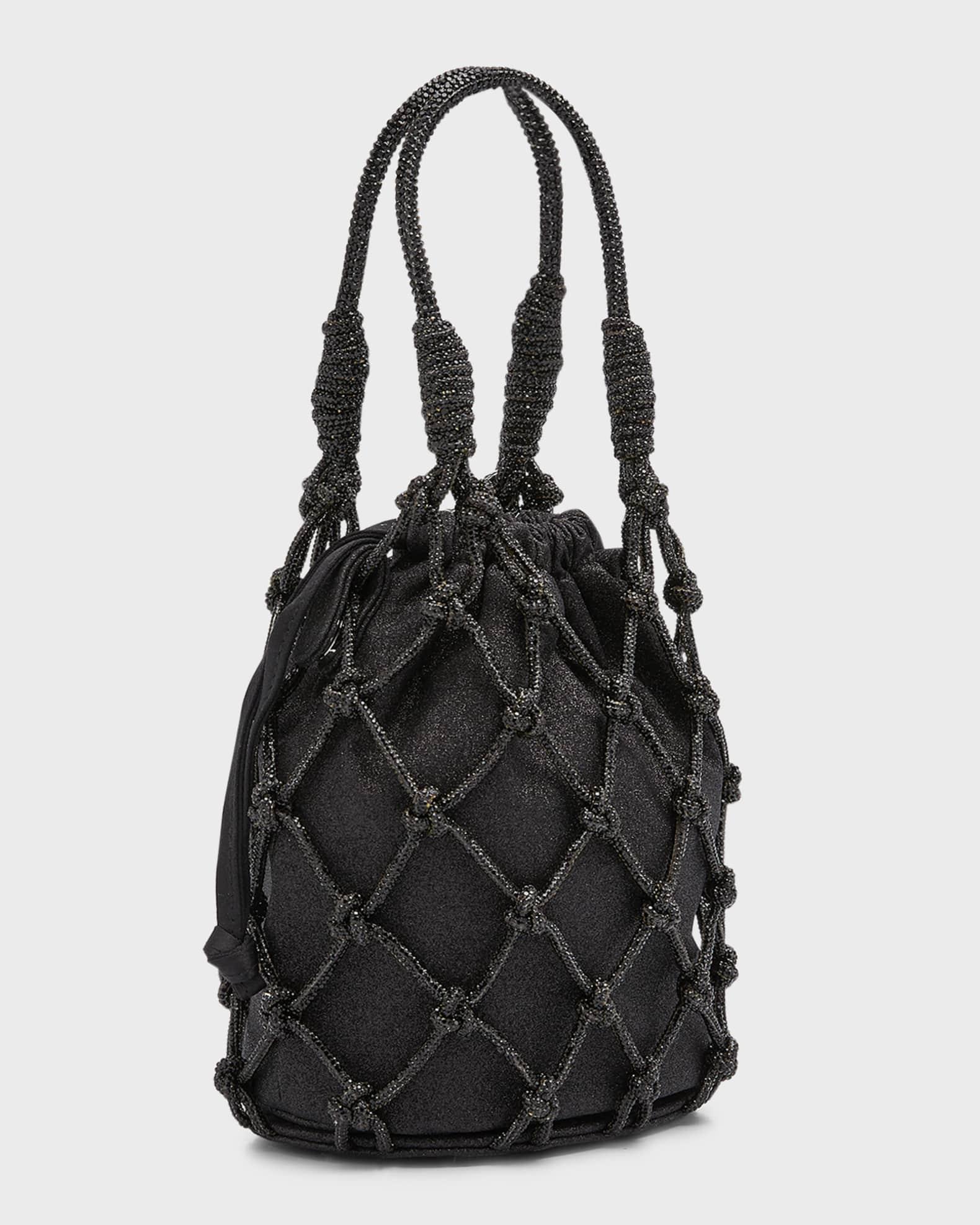 Sparkle Crystal Net Top-Handle Bag Product Image