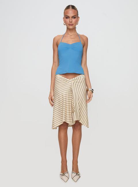 Rehna Halter Top Blue Product Image