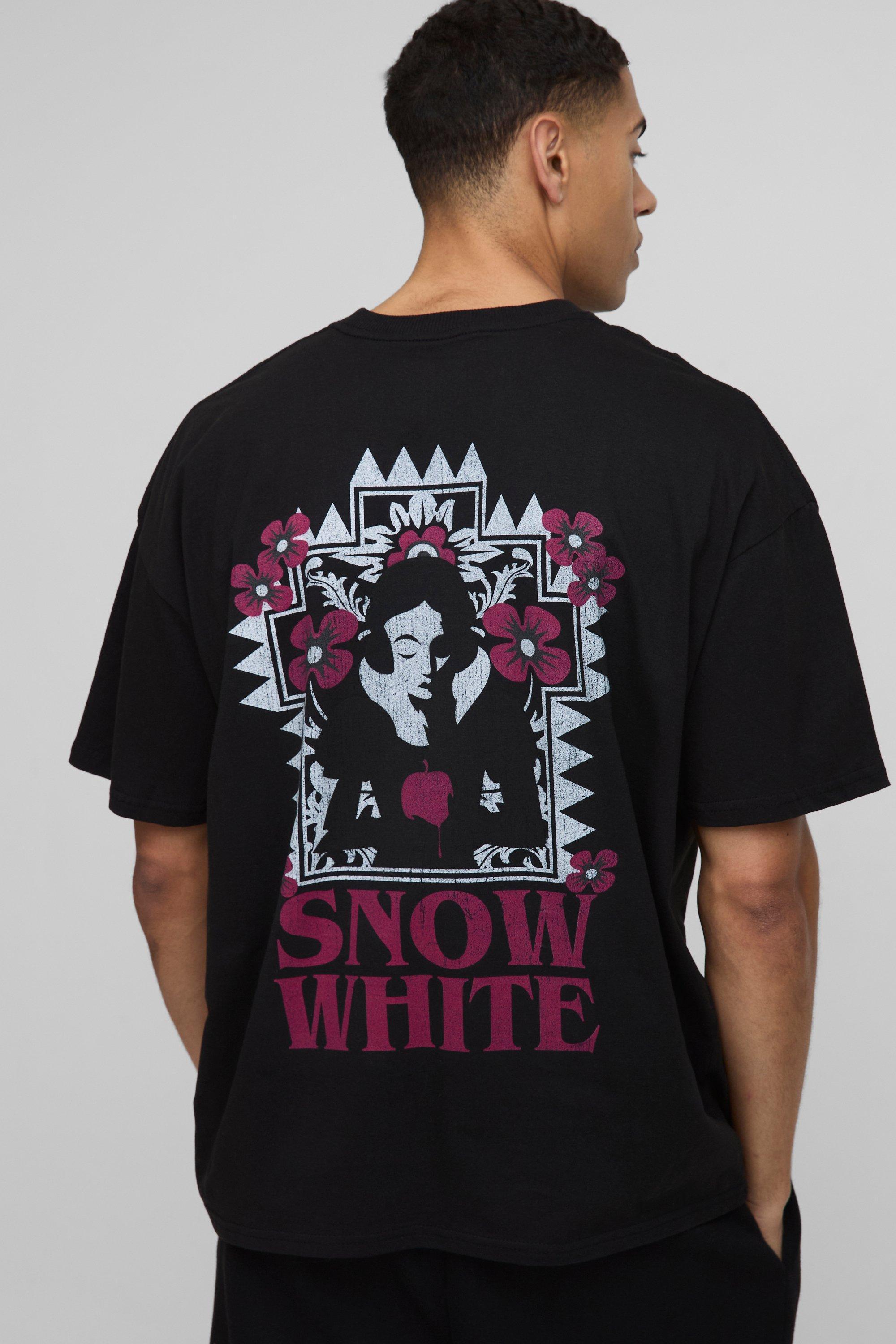 Oversized Disney Snow White License T-Shirt | boohooMAN USA Product Image