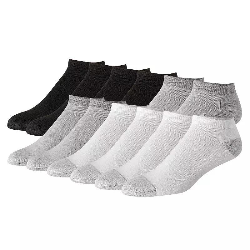 Hanes Ultimate Mens 12-Pack Soft & Durable Ankle Socks Product Image