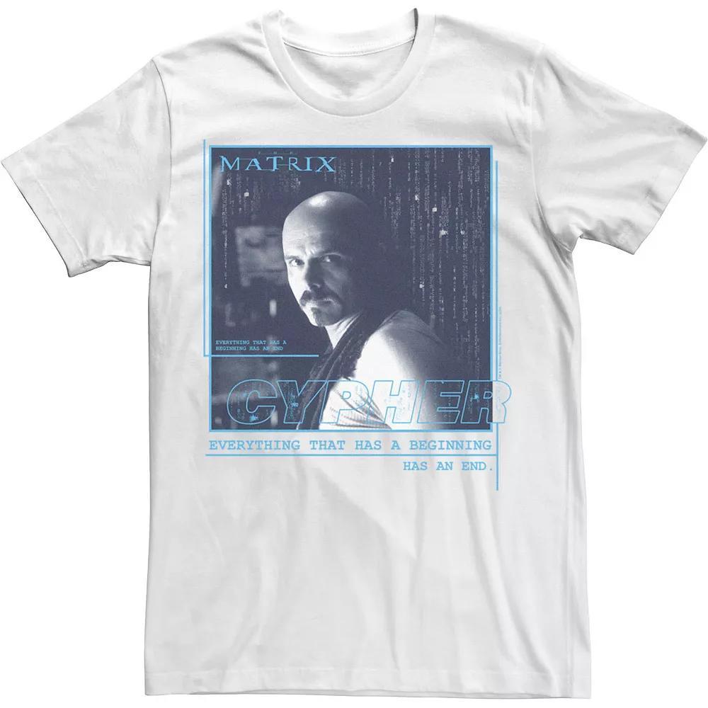 Men's The Matrix Why Oh Why Poster Tee, Size: Large, White Product Image