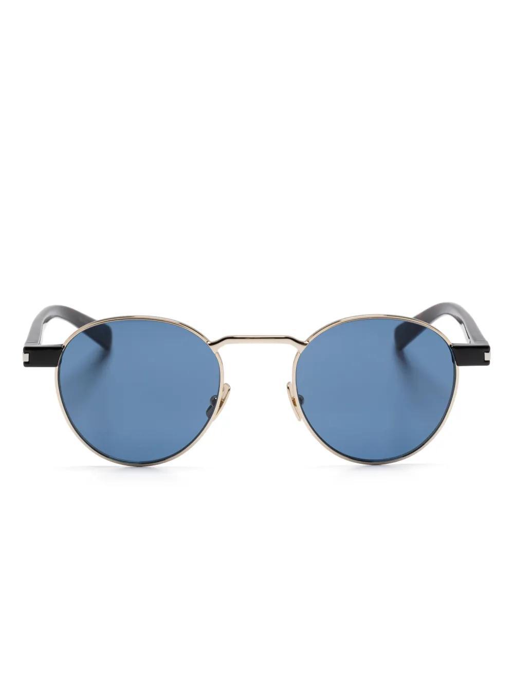 SAINT LAURENT Sl707 Sunglasses In Brown Product Image