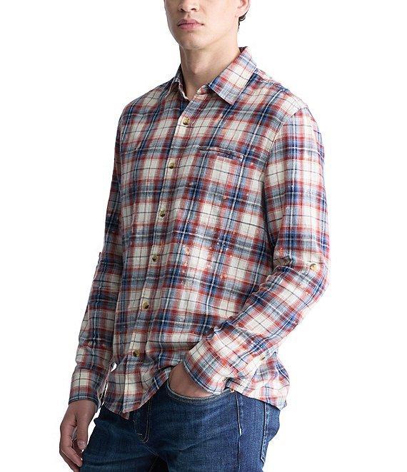 Buffalo David Bitton Simbio Long Sleeve Plaid Woven Shirt Product Image