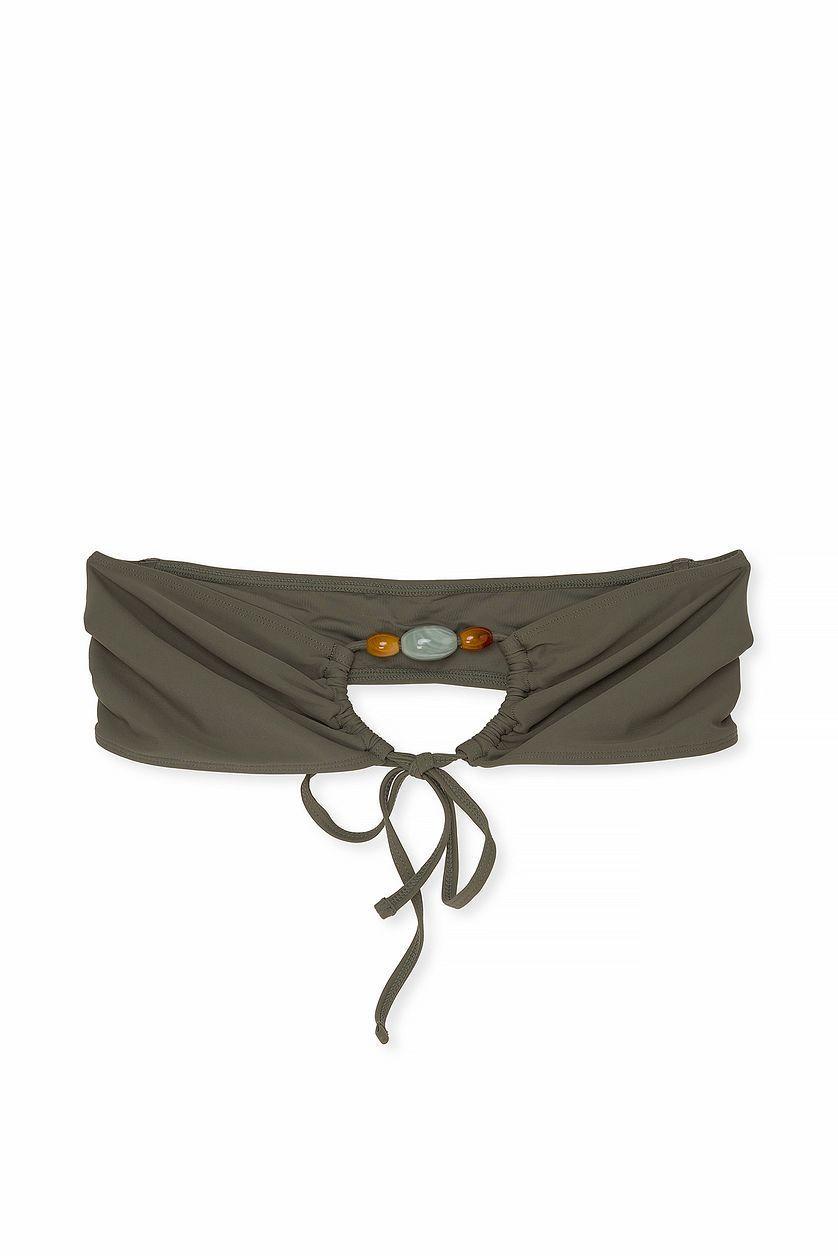 Stone Detail Bikini Top Product Image