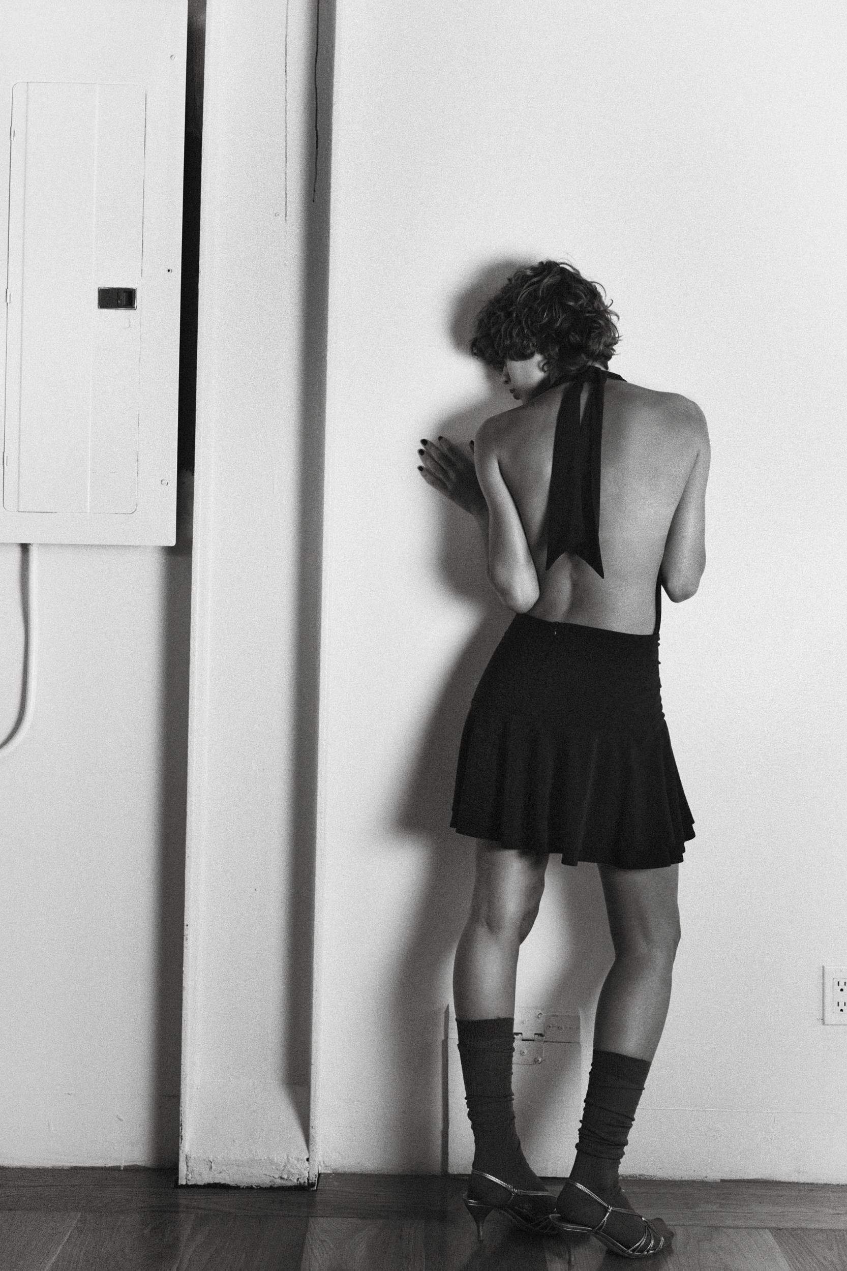 HALTER JUMPSUIT DRESS Product Image