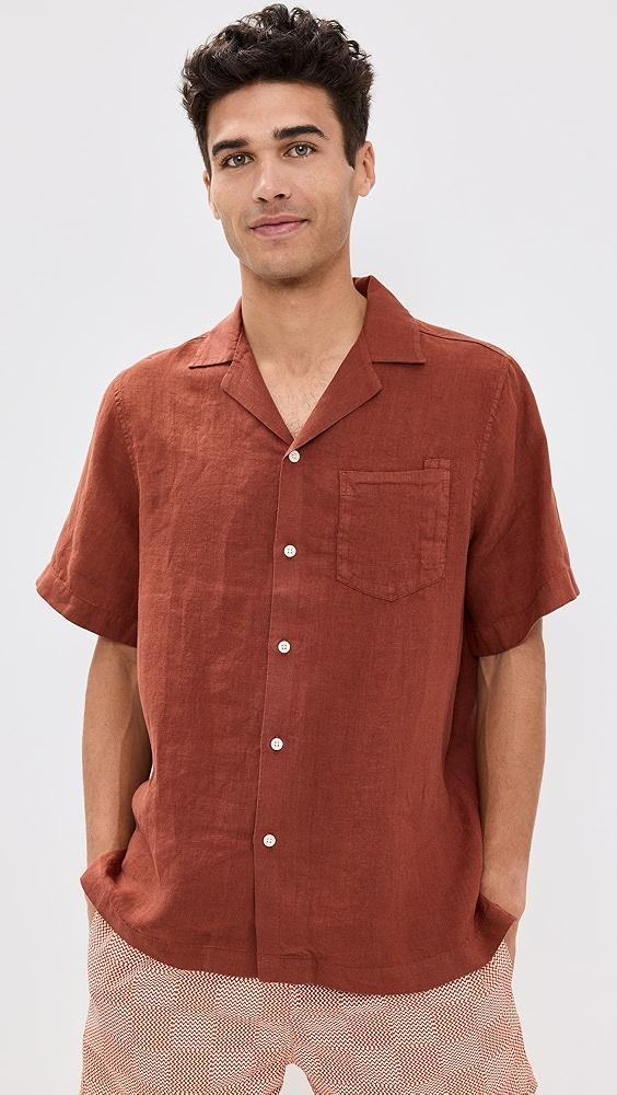 Frescobol Carioca Angelo Linen Shirt | Shopbop Product Image