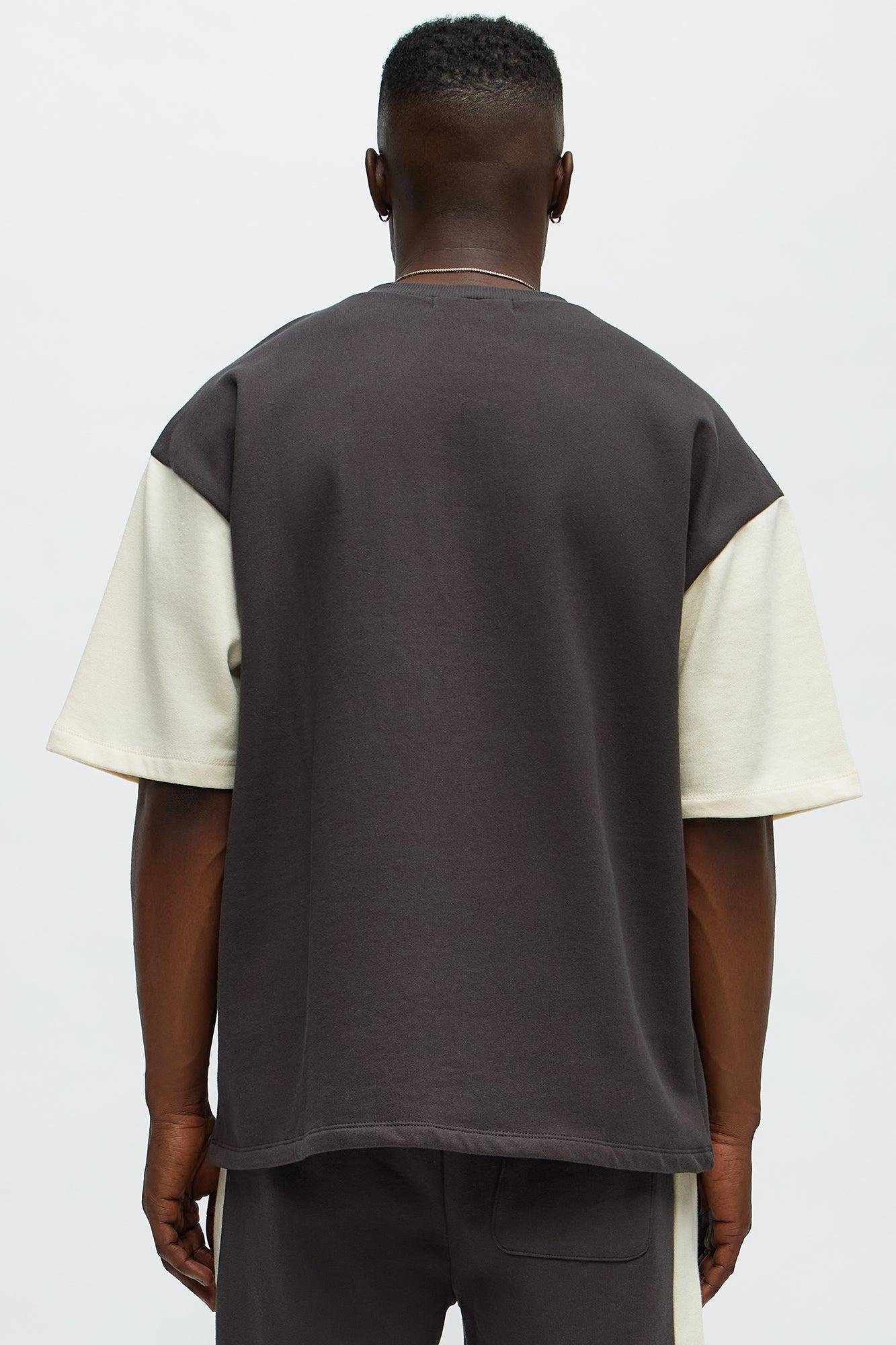 Rook Oversized Tee - Grey Product Image