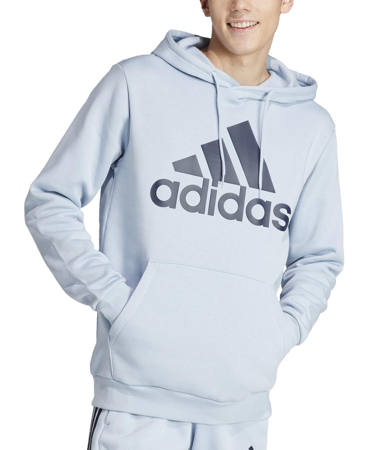 Mens adidas Essential Big Logo Fleece Hoodie Product Image