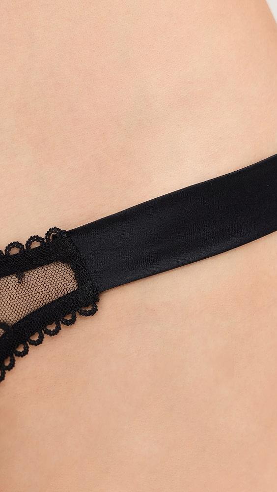 Fleur du Mal Untie Me Thong | Shopbop Product Image