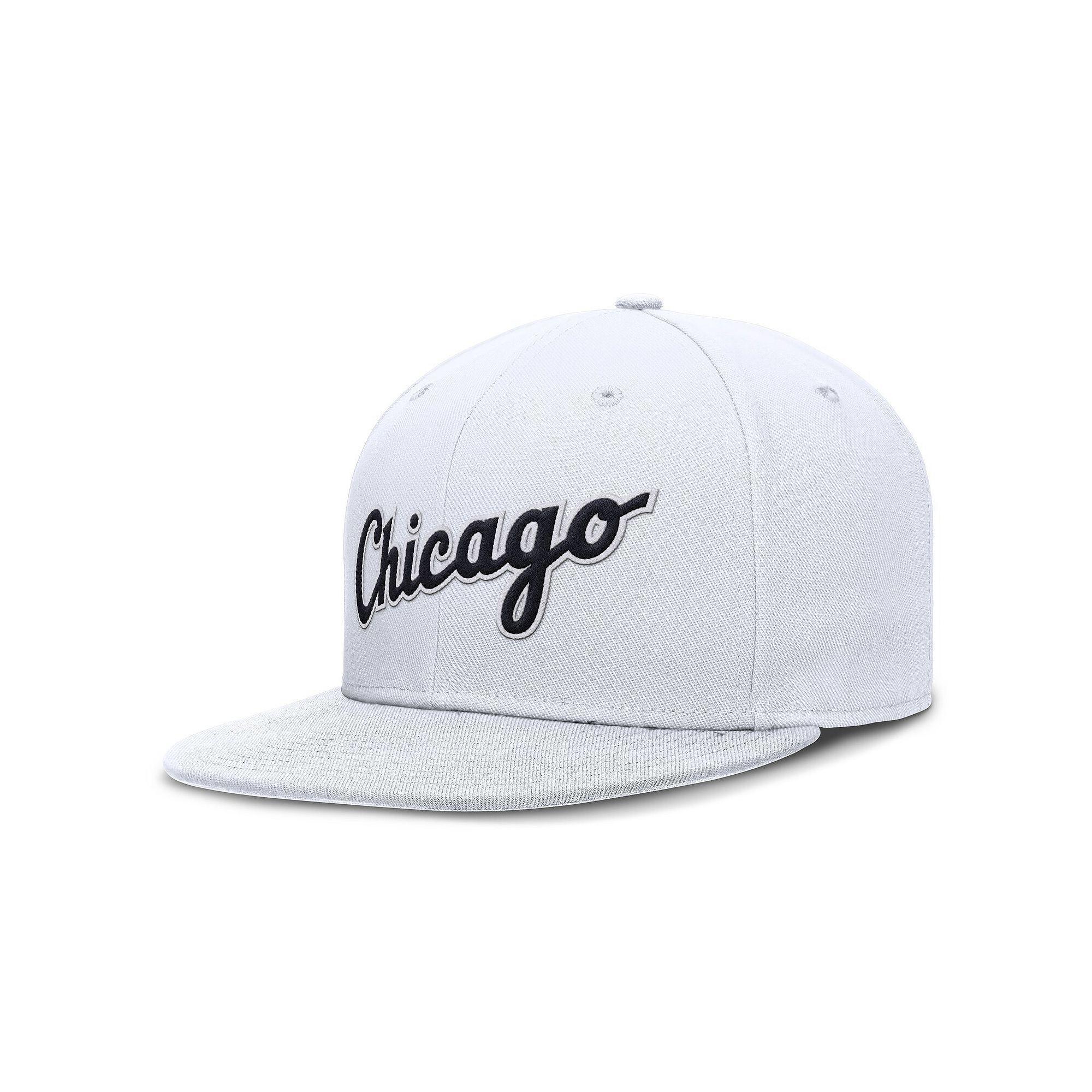 Men's Nike White Chicago White Sox True Performance Fitted Hat, Size: 7 5/8 Product Image