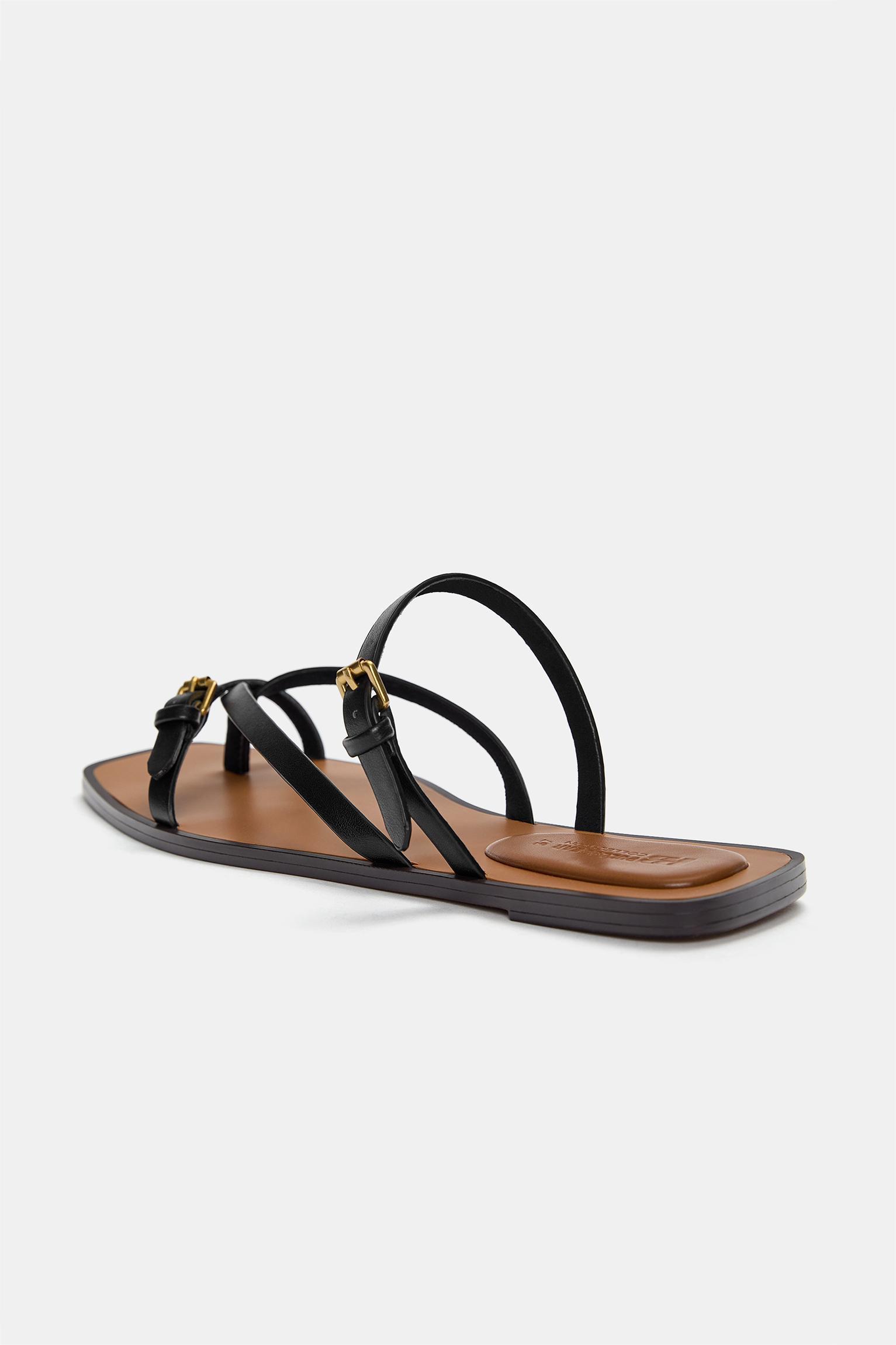 Flat sandals with straps Product Image